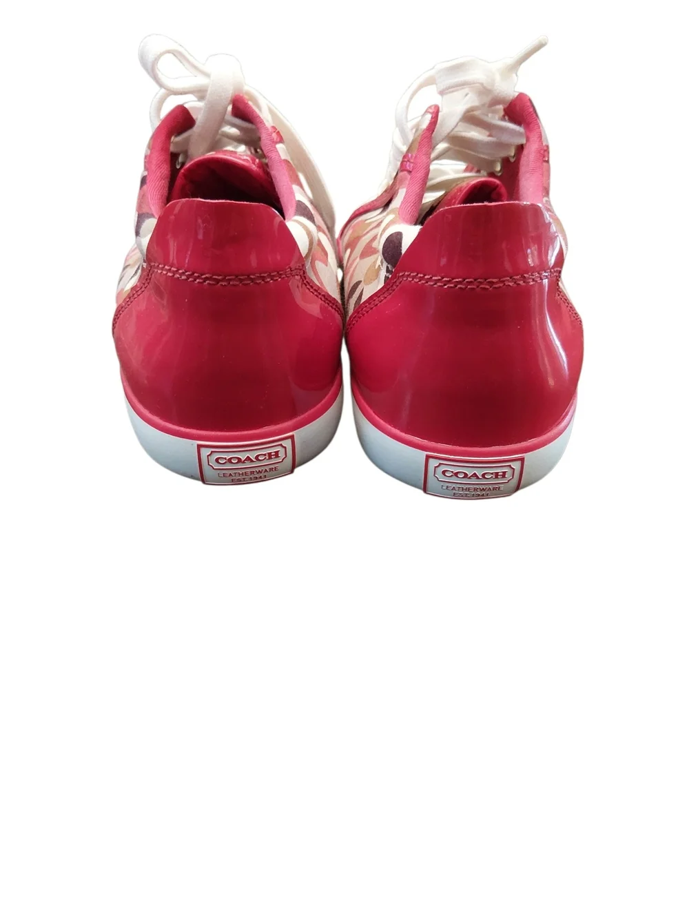 Coach Multi Colored Logo-Print Low Top Sneakers